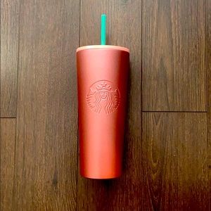 Starbucks sparkly pink tumbler